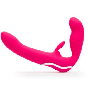 Rechargeable Silicone Love Rider Strapless Strap-On Purple - Image 5