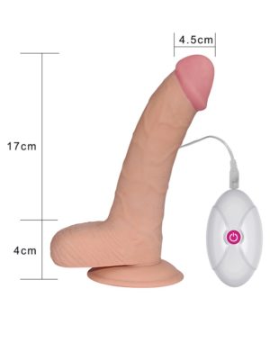 THE ULTRA SOFT DUDE VIBRATING - 8.8" - Image 2